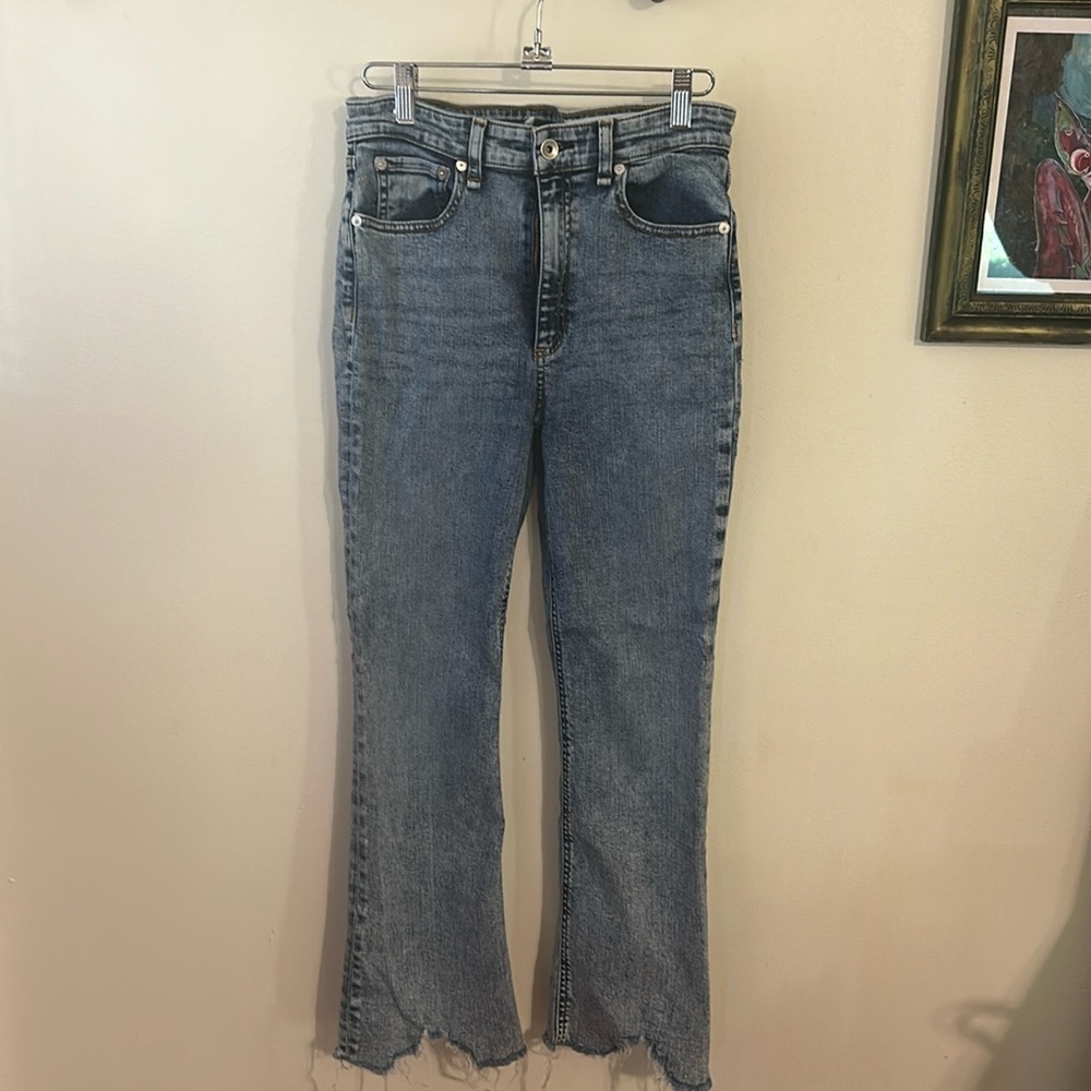 Rag and Bone Nina high rise ankle jeans